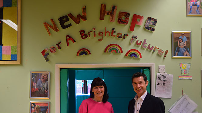 New-Hope-and-Open-GI-hr Jean Wilson of New Hope and Chris Guillaume of Open GI