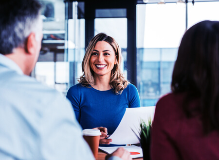 Lady-being-interviewed-digital-broking-is-the-star-attraction